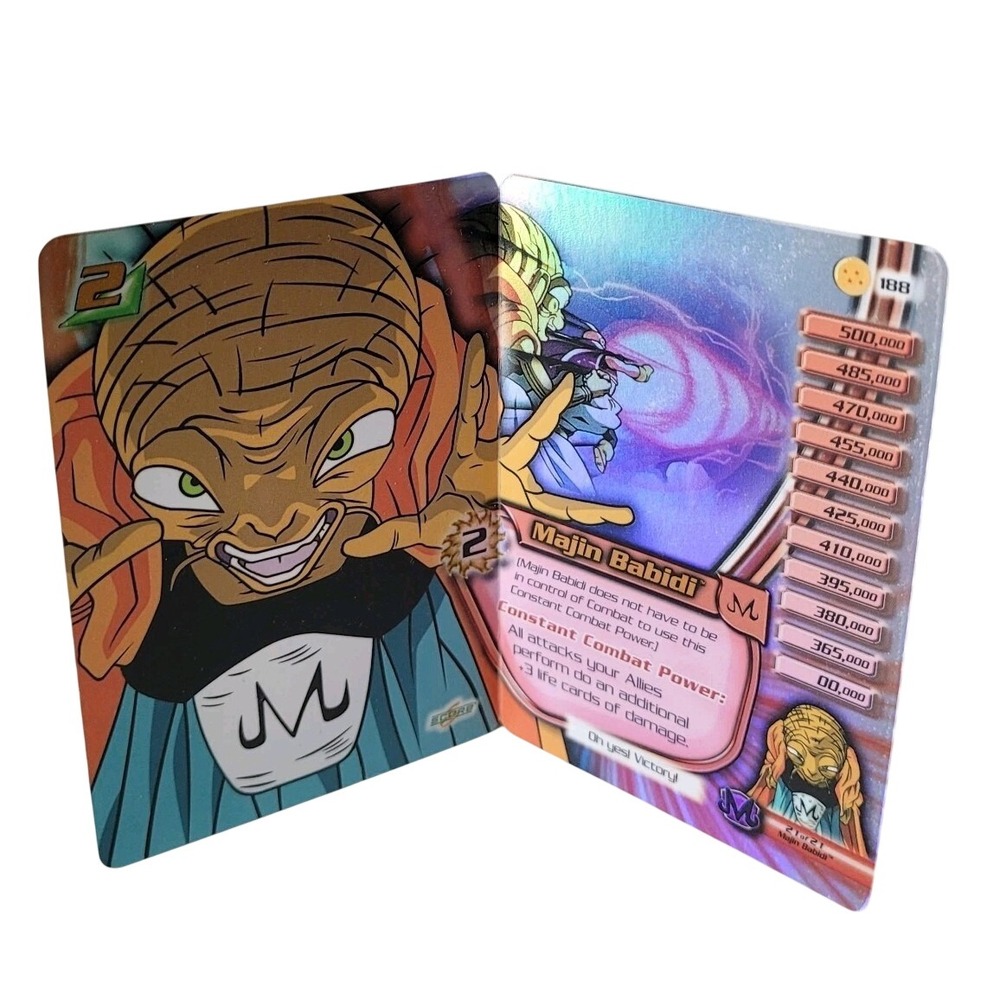 Score Dragon Ball Z CCG Card Majin Babidi Level 2 Foil Vintage TCG 188